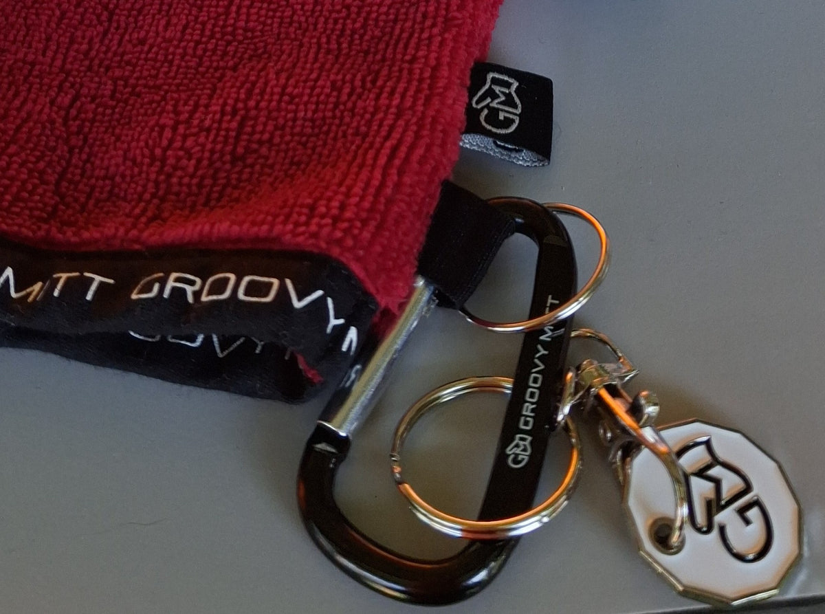 Groovy Mitt Logo Carabiner