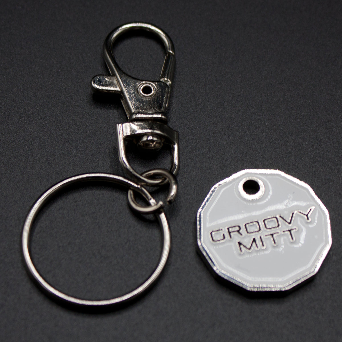 Groovy Mitt Keyring with Coin