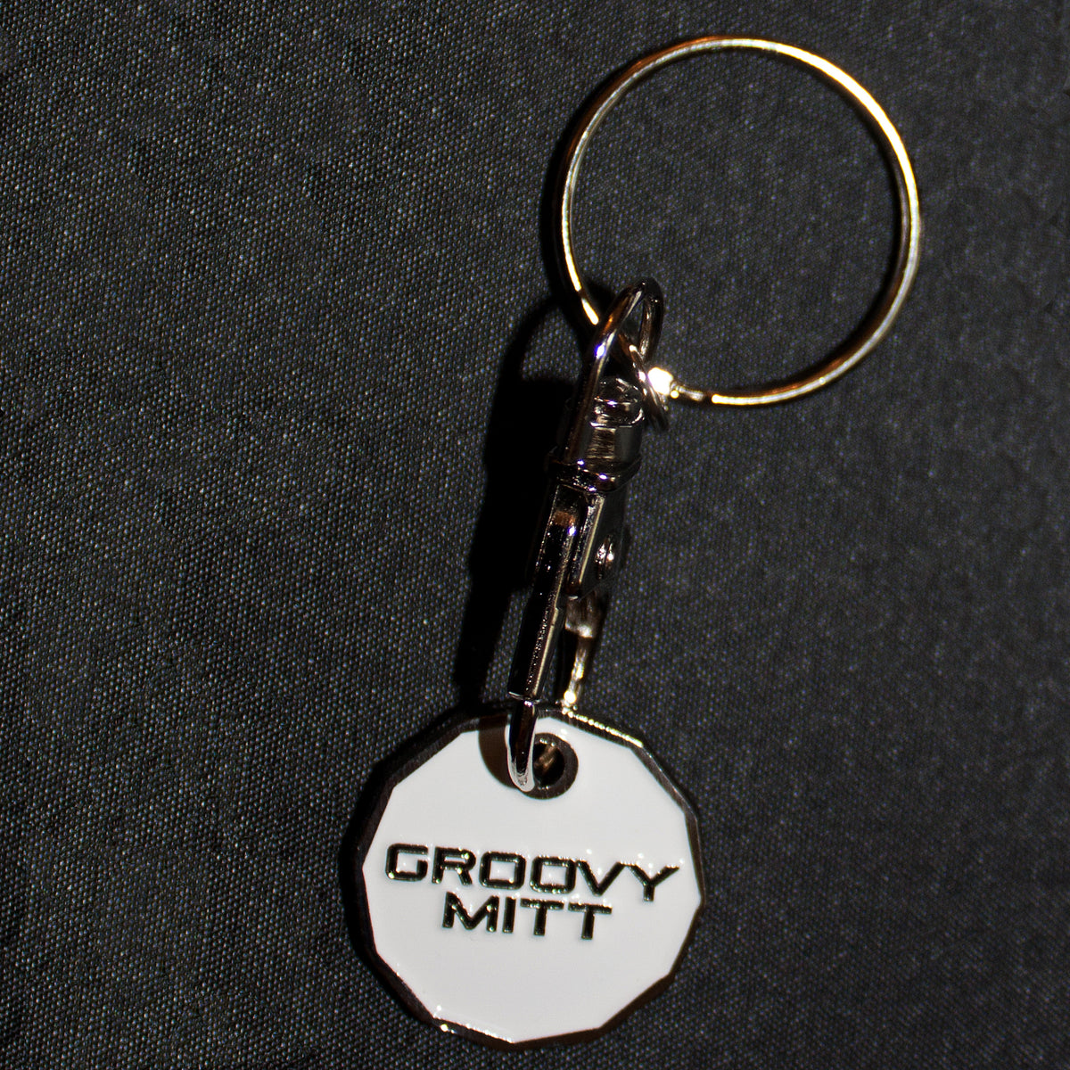 Groovy Mitt Keyring with Coin